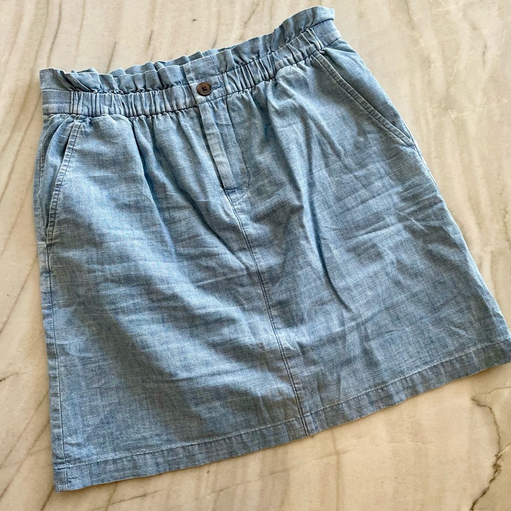 J.Crew Factory Chambray Skirt, size 4